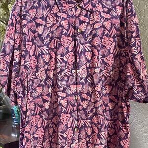 Tommy Bahama Tropical Leaf Print Men's Shirt